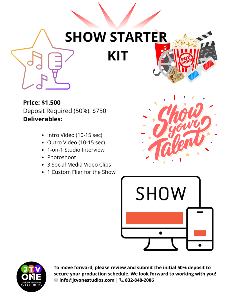 JTV One Studios Media Packages