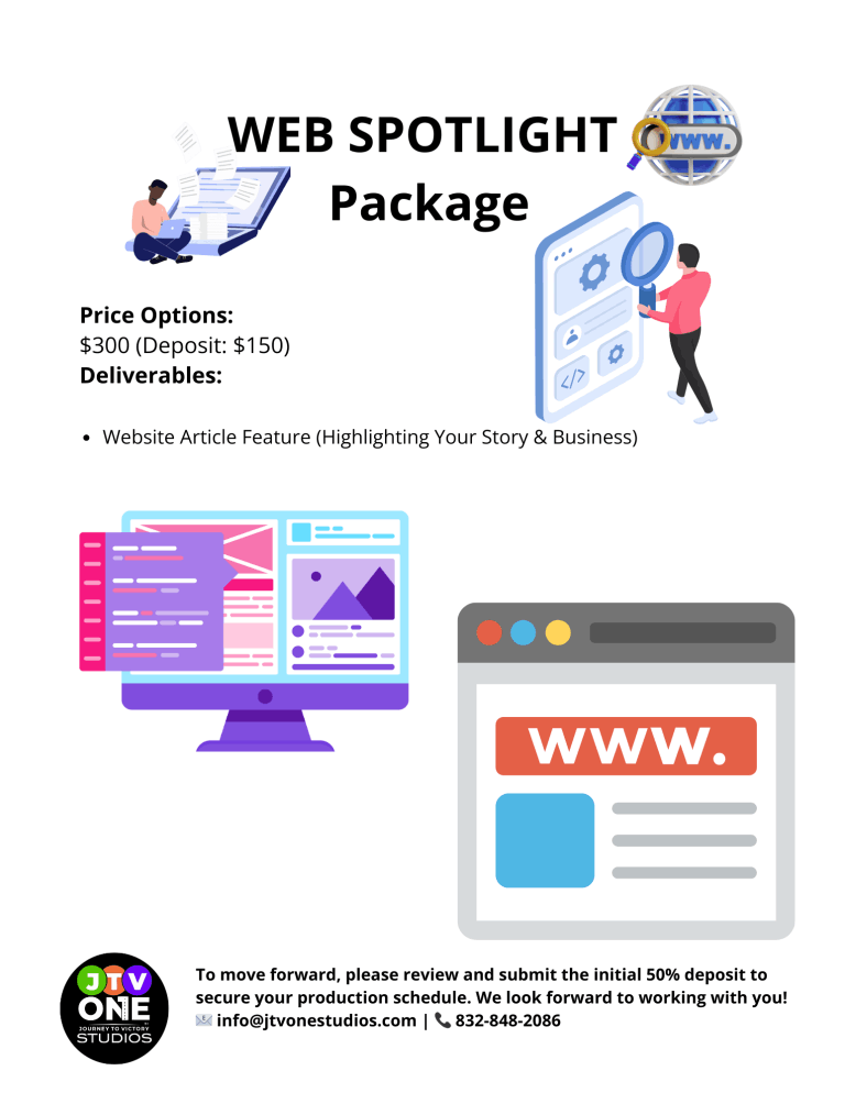 JTV One Studios Media Packages